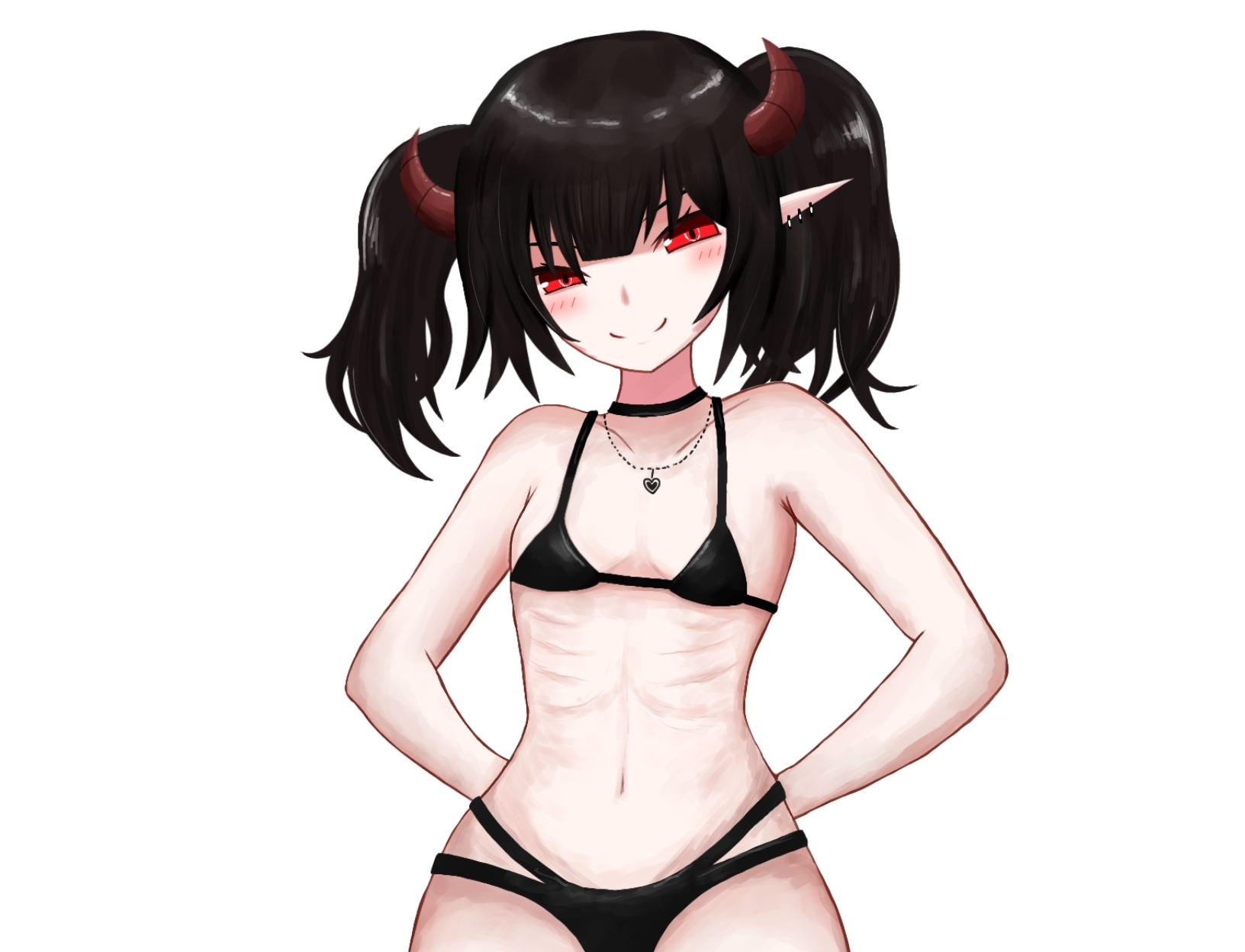 淫荡的魅魔用汗湿的双腿发起攻击♡【水之王冠】